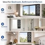 Vertical Window Exhaust Fan, Quiet Fan for Sliding Windows(32.7-36.6 in) - Image 4
