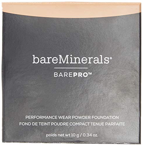 bareMinerals Barepro Performance Wear Powder Foundation, Warm Natural, 0.34 Ounce