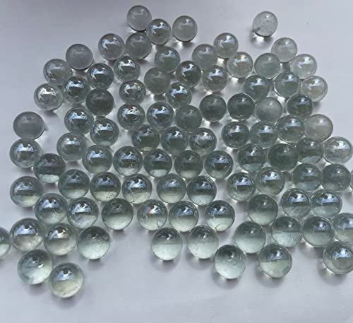FAIRY TAIL & GLITZER FEE Glaskugeln Durchsichtig Klar16mm 500g Murmeln Murmel Dekokugeln Glas Kugel