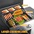 2 Burner BBQ Gas Propane Grill, 20000 BTU Portable Outdoor Grill for Camping Cooking Kitchen, Porcelain-Enameled Cast Iron Grates Stainless Steel Barbecue Gas Grill for Patio/Deck/Backyard/Garden
