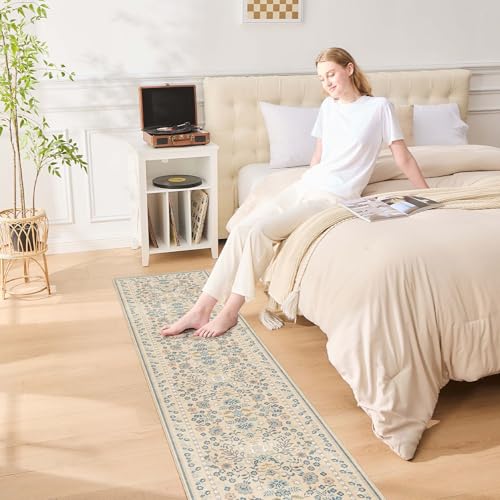 Tapete corredor UERMEI 2x8 ft lavable floral boho miniatura 3