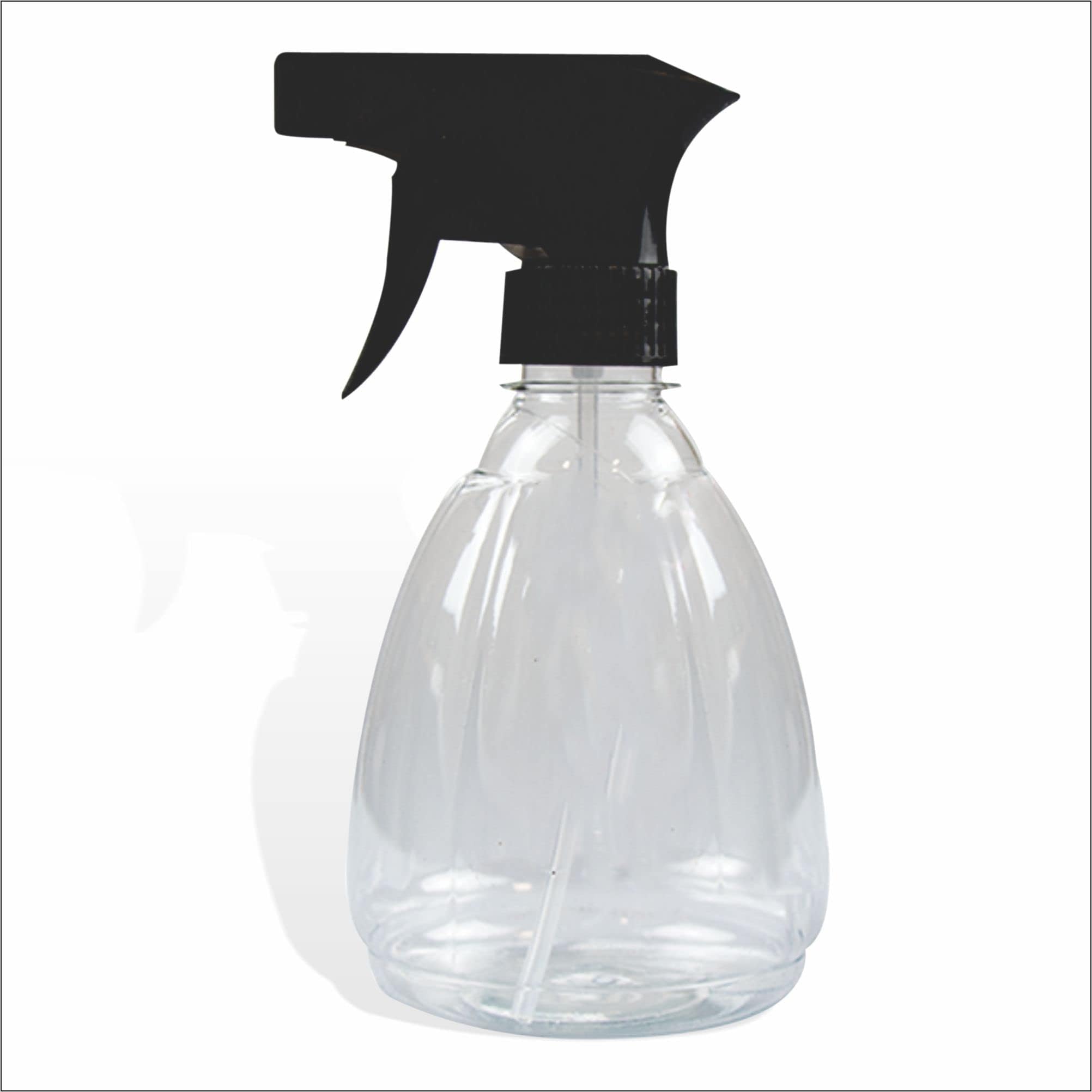 THE BELL Empty Spray Bottle Plastic Bottles Essential Oil Gardening Trigger Sprayer Reusable Fine Mist Travel Party Barbershop Plant Mist Kitchen Bathroom Organic Cleaning Hair Salon 400ml (Clear)1pc