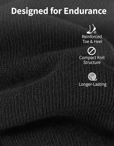 Image of CLOSEMATE Mens No Show Socks Cotton Thin High Elasticity Low Cut Ankle Socks with Non Slip Grips 6 Pairs