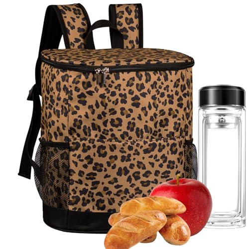 Mochila isotérmica, mochila isotérmica, mochila isotérmica para almuerzo, bolsa de hielo aislada de la playa del refrigerador con capacidad de 16 latas para el viaje, Campamento