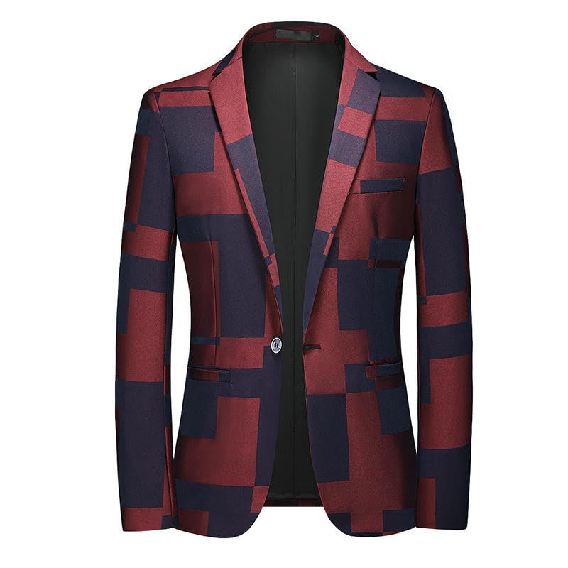 Veste blazer décontractée homme mi-saison coupe ajustée design moderne