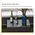 5 Pieces Patio Furniture Sets Outdoor Sectional Sofa Rattan Chair Wicker Conversation Set for Outdoor Backyard Porch Poolside Balcony Garden Furniture with Coffee Table,Khaki Cushion