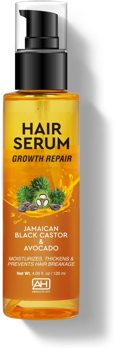 Absolute Poppy & Ivy Beauty Hair Serum 4.05 Fl oz (JAMAICAN BLACK CASTOR & AVOCADO (GROWTH REPAIR))