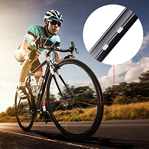 Image of 4PCS Premium Bike Brake Cable Set,Universal Standard Bicycle Brake Cable, Professional Bicycle Brake line For Front and Rear Mountain MTB or Road Bikes,include Free Cable Cap End Crimps accessories 2