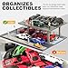 1/64 Scale 2 Layers Cars Display Case for Model Car Display and Storage, Garage Compatible with Hot Wheels and Matchbox Dioramas Parking Lot 10 Parking Spaces (Type D)