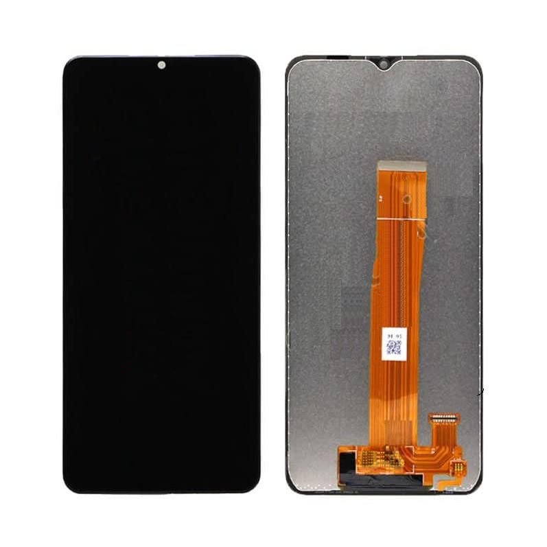 Image of SPiED - LCD with Touch Screen forSamsung Galaxy A12 - White (Display Glass Combo Folder) (Samsung Galaxy A12)