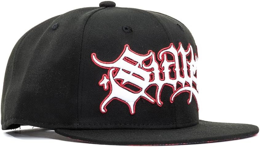 Sullen Hurricane Tattoo Lifestyle Graphic Snapback Artist Series Flat Bill Hat Black
