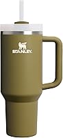 Vista 328 de STANLEY Quencher H2.0 Vaso Térmico con asa y pajilla, 64 onzas, tapa Flowstate de 3 posiciones, gran capacidad para viajes y deportes, vaso de acero