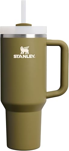 Miniatura 157 de STANLEY Quencher H2.0 - Vaso con asa y popote de 30 onzas Tapa de 3 posiciones Flowstate Compatible con portavasos para viajes Taza de acero