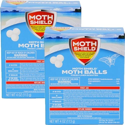 Moth Shield Moth Ball Traps for Clothes, Furniture, Carpet