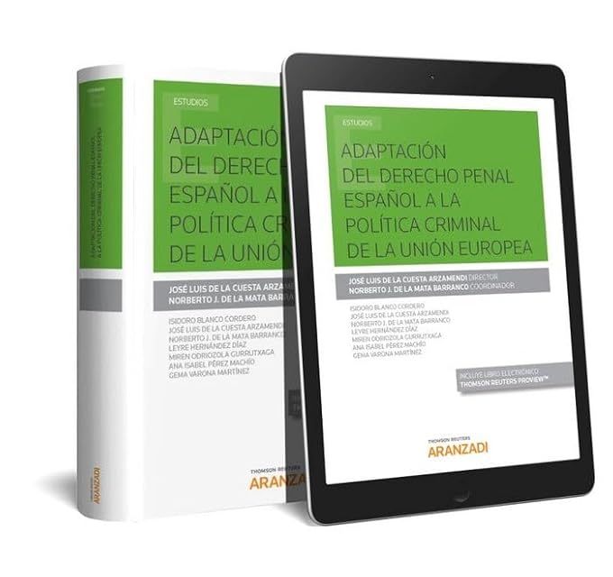 Portada de Adaptación del derecho penal español a la política criminal de la Unión Europea