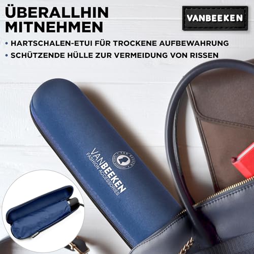 Van Beeken Taschenschirm Reise Regenschirm Kompakt und Faltbar