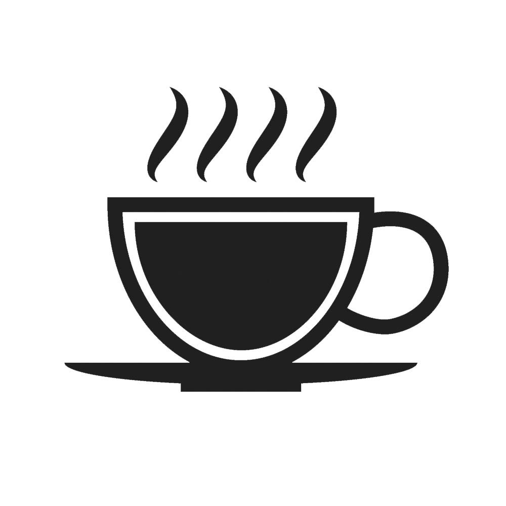 Coffee/Cafe Loyalty Card Stamp, 11mm Steaming Cup Image. Fast Acting, Self-Inking Stamp (Black Ink Colour)