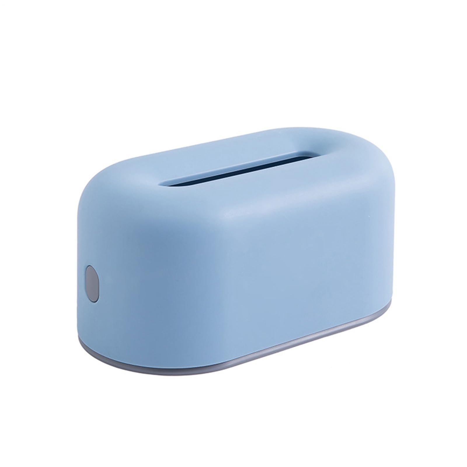 rectangular tissue box cover, Modern Napkin Holder Case With Nonslip Base(Blue)