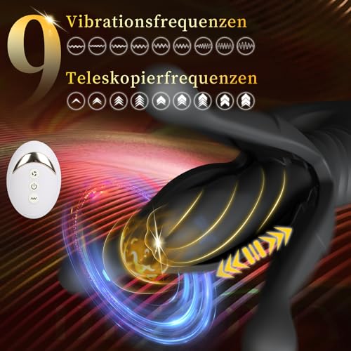 Analvibratoren für Männ Prostata Stimulation Männer Analplug für männer Vibrator Buttplug Sex Spielzeug Mit Shock Funktion Sex Spielzeug für die Manner Anal Vibrator Anal dildo Butterfly Vibrator