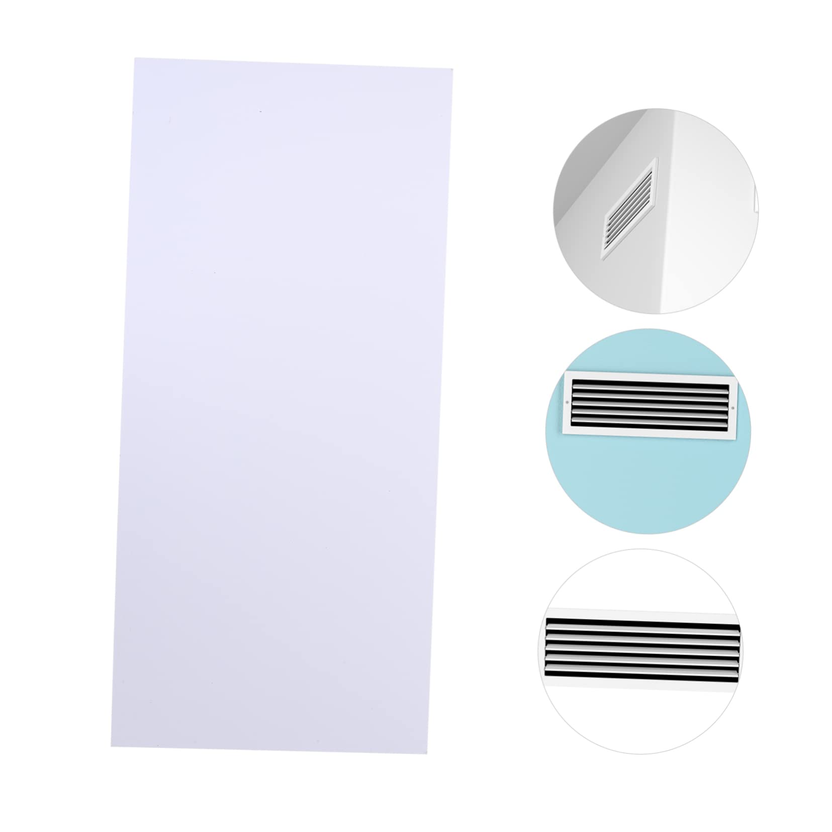 jojofuny Copertura Magnetica per Soffitto Confezione da 4 Protezione per Prese da Parete E Pavimento Tagliabile E Verniciabile Bianca