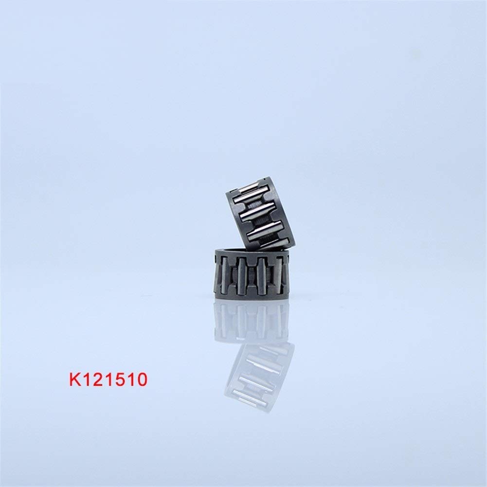 Rodamientos de agujas K121510 TN, tamaño del rodamiento: 12 x 15 x 1 mm, conjuntos de rodillos de agujas radiales y jaula, rodamientos K121510TN 39241/12, rodamientos K12 x 15 x 10 TN