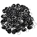 MATEE 125khz RFID Smart EM ID Read Only Entry Access Keyfob Tag Token Keychain Card Color Black (100 Pack)