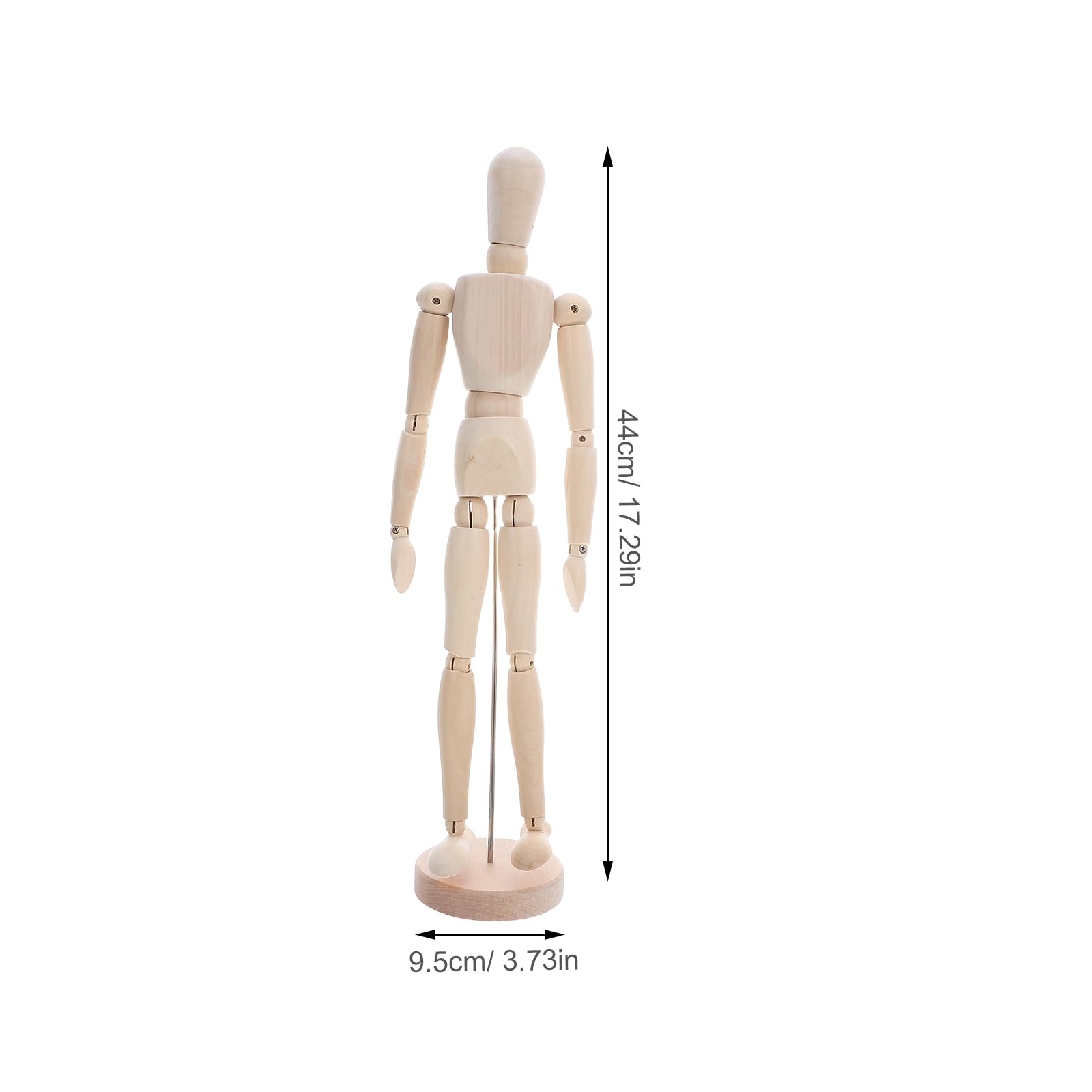 SEWACC Mannequin en Bois Articulé pour Dessin D’Artiste 16 Pouces