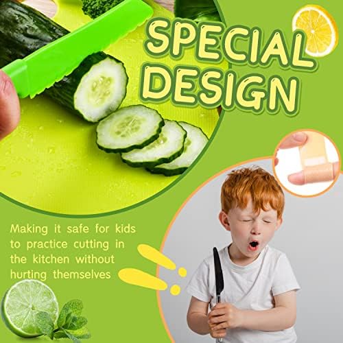 Montessori Kitchen Tools for Toddlers-Kids Cooking Sets Real-Toddler Safe Knives Set (13pcs) — view 5