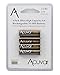 eCost Acuvar 4 High Capacity AA Rechargeable Batteries 3100mAh NiMH f/ L840, L32, L28, L30, L120, L620, L810, L820, L830, S6800, S8200 &More + Microfiber Cloth