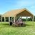 12'x20' Carport Heavy Duty Car Canopy UV Resistant Waterproof Portable Garage for Car, Boat, Party, Storage Shed (Earthy Yellow)