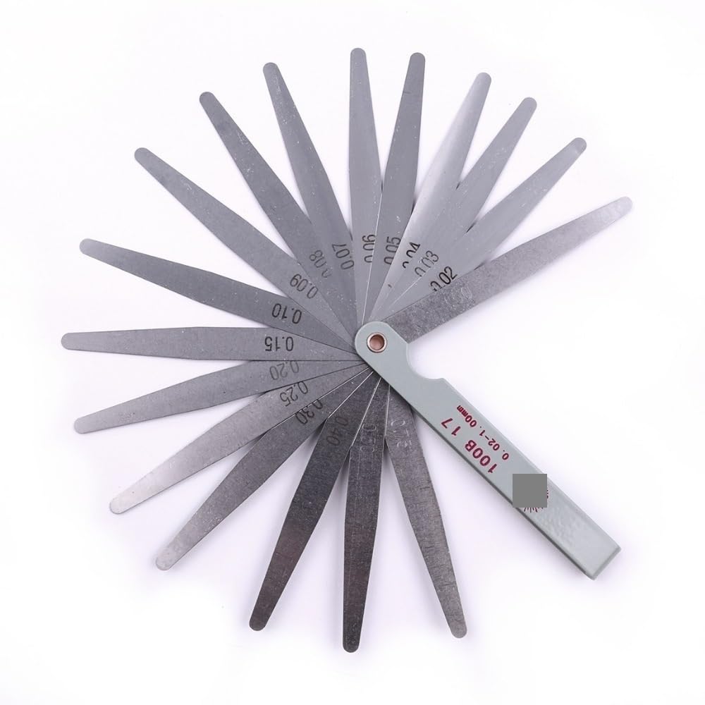 1pc Stainless Steel Feeler Gauge 0.02mm to 1mm Thickness Gap Metric Filler Feeler Measuring Gauge