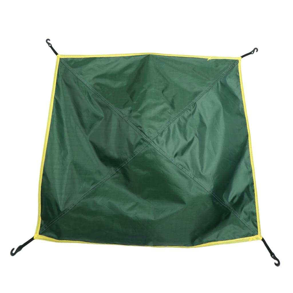 jojomis Ultralight Tarp for Hiking Camping Tents Replacement Sunscreen Army Green 31.89 x 31.89 Inch