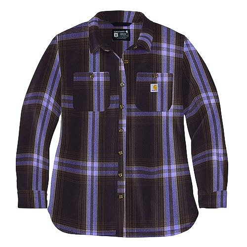Chemise à Bouton Bas Femme Carhartt Loose Fit Twill Shirt Jac Casual Veste Légère Automne