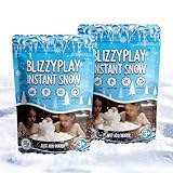Lets Go Crimbo Instant Snow Fake Snow Artificial Snow Play Snow Slime Just Add Water 2 Pack