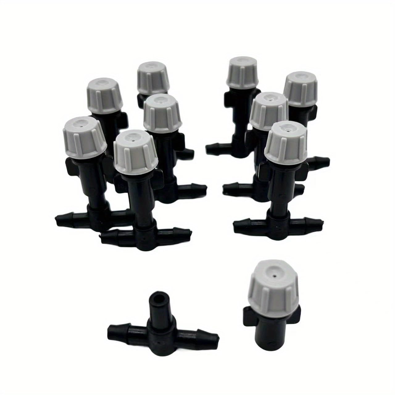 10 Set Lawn Water Spray Nozzles Micro Garden Lawn Sprinkler Garden Sprinkler Tips Water Hose Nozzle Hose Sprinkler Gardening Spray Mist Heads Hose Sprayer Mini Nozzle Dripper (WP33-1)
