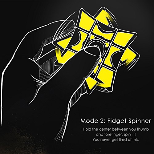 Image of D-FantiX Fidget Spinners Cube, 1x3x3 Floppy Cube Puzzle Fidget Spinner Anti-Anxiety Fidget Toys for Kids Adults (Pack of 3)