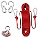 Fischerei Bergung Seil,Allzweckseil mit 2 Karabiner,Festmacherleine,Kletterseil 10m,Heavy Duty Seil,Leine,Outdoor Seil,Strick,Flechtleine, Heavy Duty Seil für Outdoor