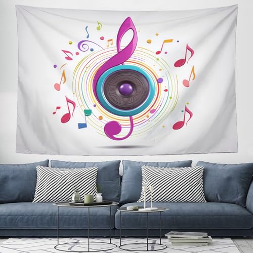 Tapisserie aesthetic pour chambre ado style dessin animé coloré et grand tissu panoramique