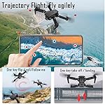 Drone-with-Camera-for-Adults-Kids-Foldable-RC-Quadcopter-Helicopter-Toys-4K-Dual-Cameras-Drone-for-Beginners-One-Key-Start-Altitude-HoldHeadless-Mode3D-Flips-2-Batteries-Carrying-Case-Black