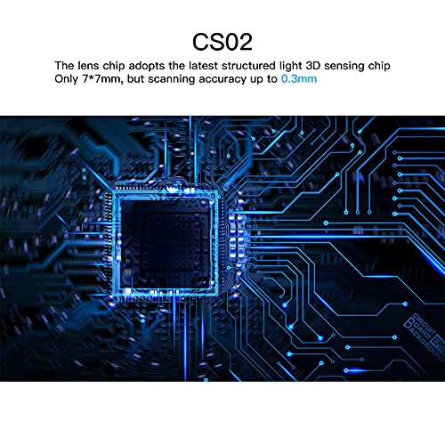 Dounan 3D-Scanner,Sense Pro Handheld 3D-Scanner Tragbarer 3D-Modellierungsscanner Hohe Präzisionsgenauigkeit 0,3 mm Unterstützt OBJ/STL/PLY-Ausgabe - Image 5