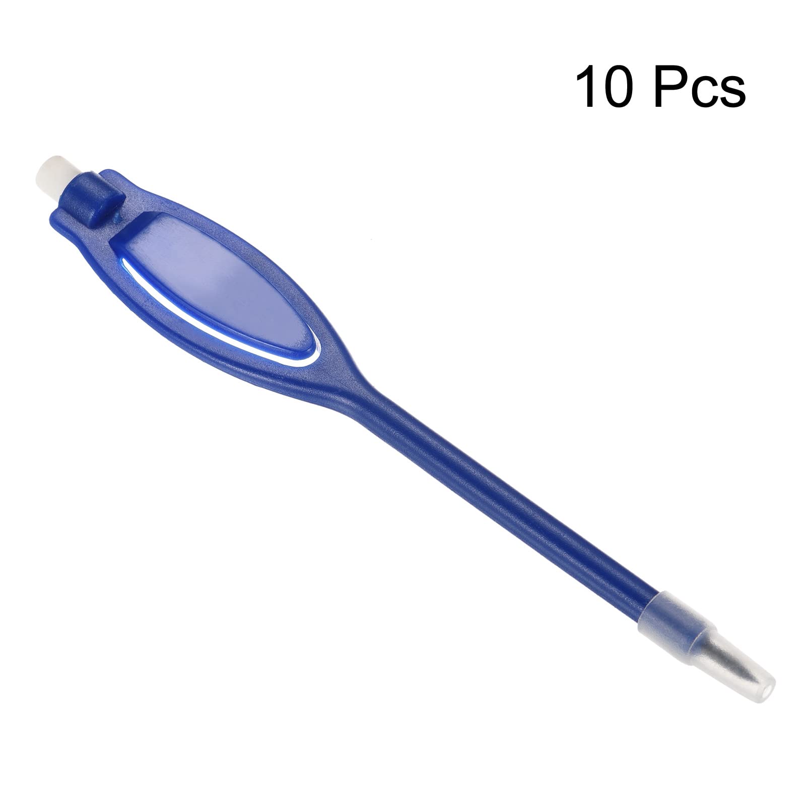PATIKIL Golf Scoring Pencils with Eraser, 10 Pack Rectangle Clip Plastic 2H Marker Pens for Sport Games Meeting Blue - Image 3