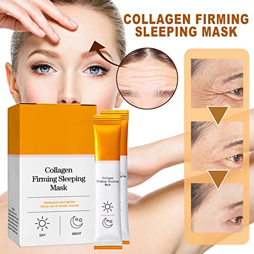 Wash Free Collagen Firming Mask, Korean Collagen Firming Mask, Tuchmasken Gesichts Masken zur Pflege, Anti-Aging-Maske… - Image 8