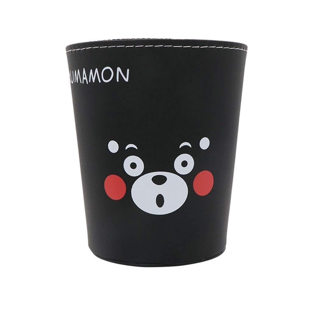 Trash Can Car Trash Can Creative Multi-Function Cute Car Interior Car Hanging Storage Bin Kitchen Garbage Bin (Color : Blackb) (Blacka)