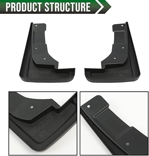 Miniatura 5 de GRAND ORANGE Splash Guards - Juego de 4 guardabarros compatibles con Ford Maverick 2022 2023, NZ6Z-16A550-AA NZ6Z-16A550-BA