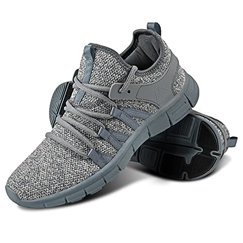 Image of INZCOU Running Shoes Lightweight Tennis Shoes Non Slip Gym Workout Shoes Breathable Mesh Walking Sneakers