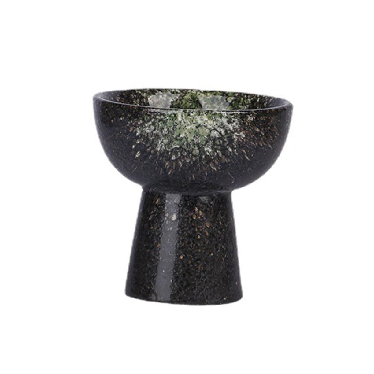 MUSISALY Ceramic Ice Cream Bowl Footed Dessert Bowls Pudding Serving Container Mousse Bowls Pastry Display Stand Cake Stand Dessert Stand Creme Brulee Bowl Small Cups for Dessert Ceramics