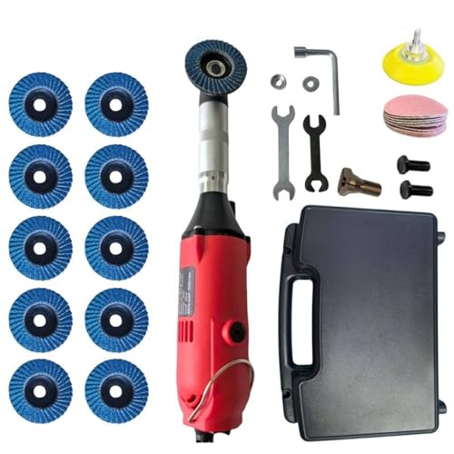 Máquina cortadora de juntas de baldosas de cerámica, Limpiadora de juntas de azulejos eléctrica,velocidad 15000 r/min, 6 velocidades ajustables, for cocina, huecos de(Red)