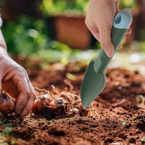 Kit de herramientas de jardinería con pala y rastrillo miniatura 3