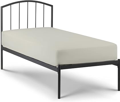 1 PC Cot Size 30 x 75 Fitted Sheet, 100% Egyptian Cotton, Abalone Grey