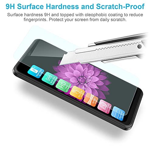 Tjs [3-Pack] Compatible With Nokia G50 5G [Screen Coverage][Tempered Glass] Case Friendly Screen Protector Anti-Fingerprint, Bubble Free (Clear) #TOP4